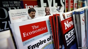 Economist_magazine rack